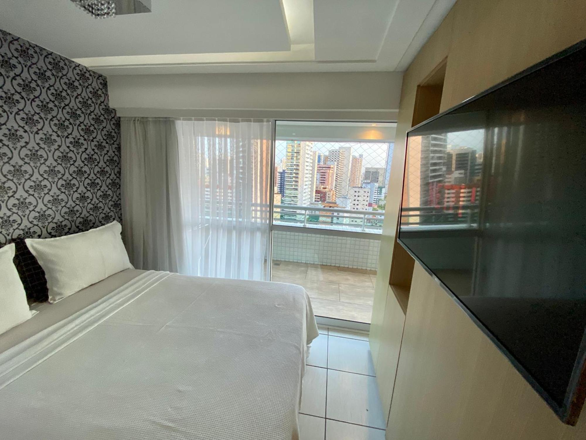 Apartamento 17º Andar Beira Mar Com 2 Quartos فورتاليز المظهر الخارجي الصورة