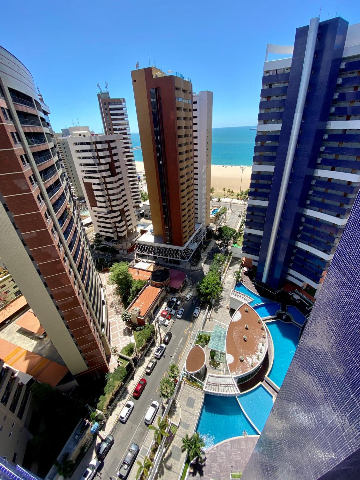 Apartamento 17º Andar Beira Mar Com 2 Quartos فورتاليز المظهر الخارجي الصورة
