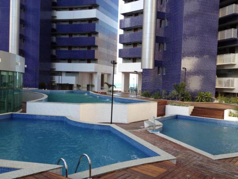 Apartamento 17º Andar Beira Mar Com 2 Quartos فورتاليز الغرفة الصورة